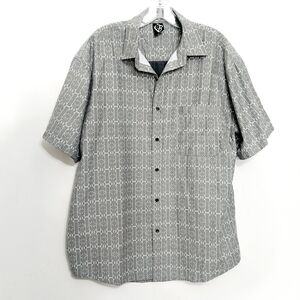 🔵BOGO FREE🔵 Diamond Bills Button Down Shirt w Air Vent Sz XL